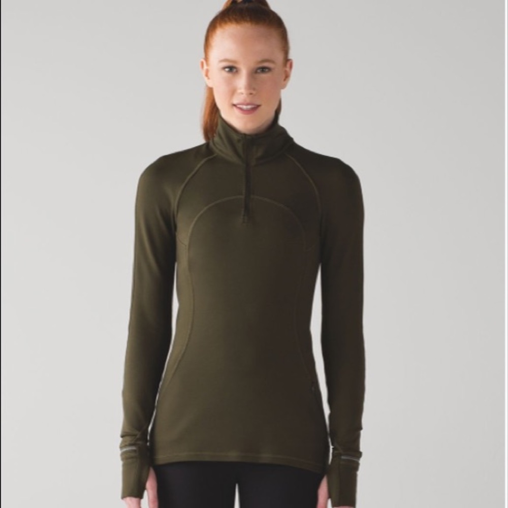 NWOT Lululemon First Mile 1/2 Zip